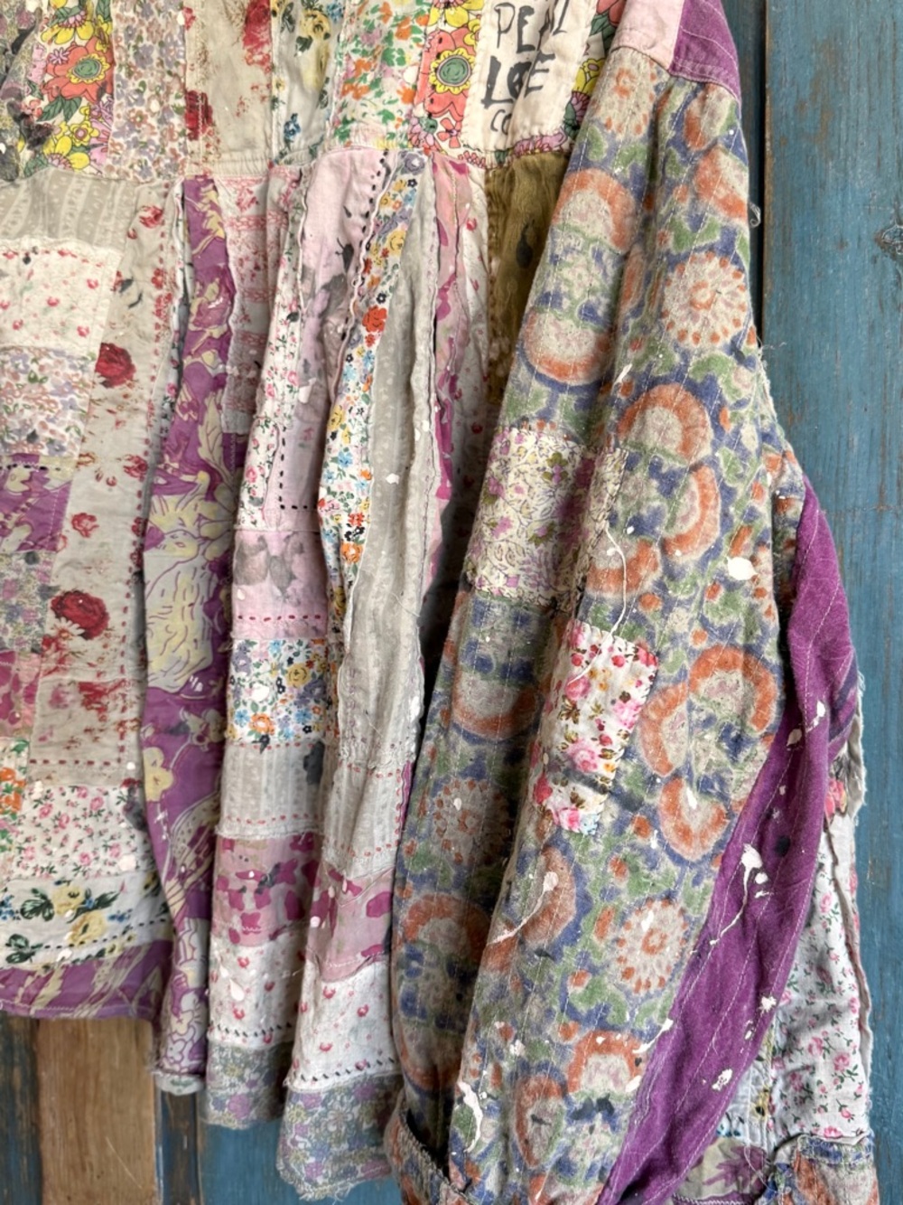 Magnolia Pearl Rare Reversible Patchwork
Baishan Overshirt Jacket Violet Gueliz - Picture 8 of 14